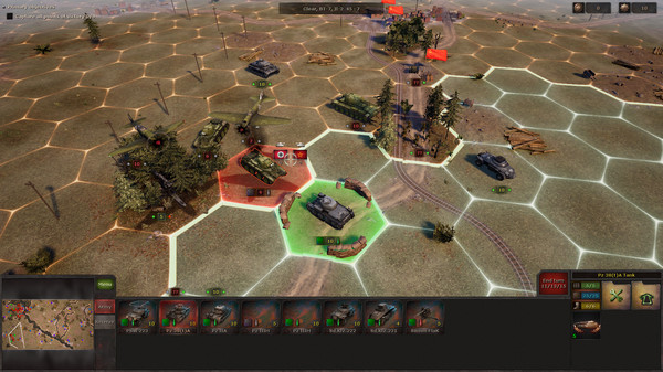 Screenshot z Panzer Strategy Screenshot z Panzer Strategy