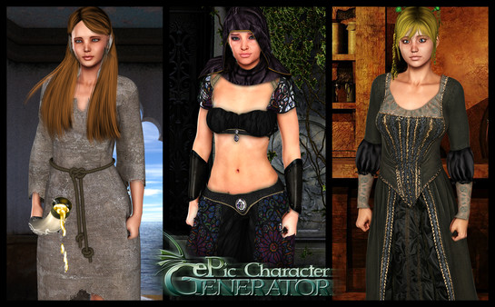 ePic Character Generator - Season #2: Female Adventurer #2