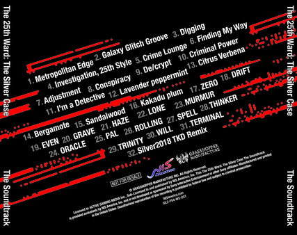 The 25th Ward: The Silver Case - Digital Soundtrack