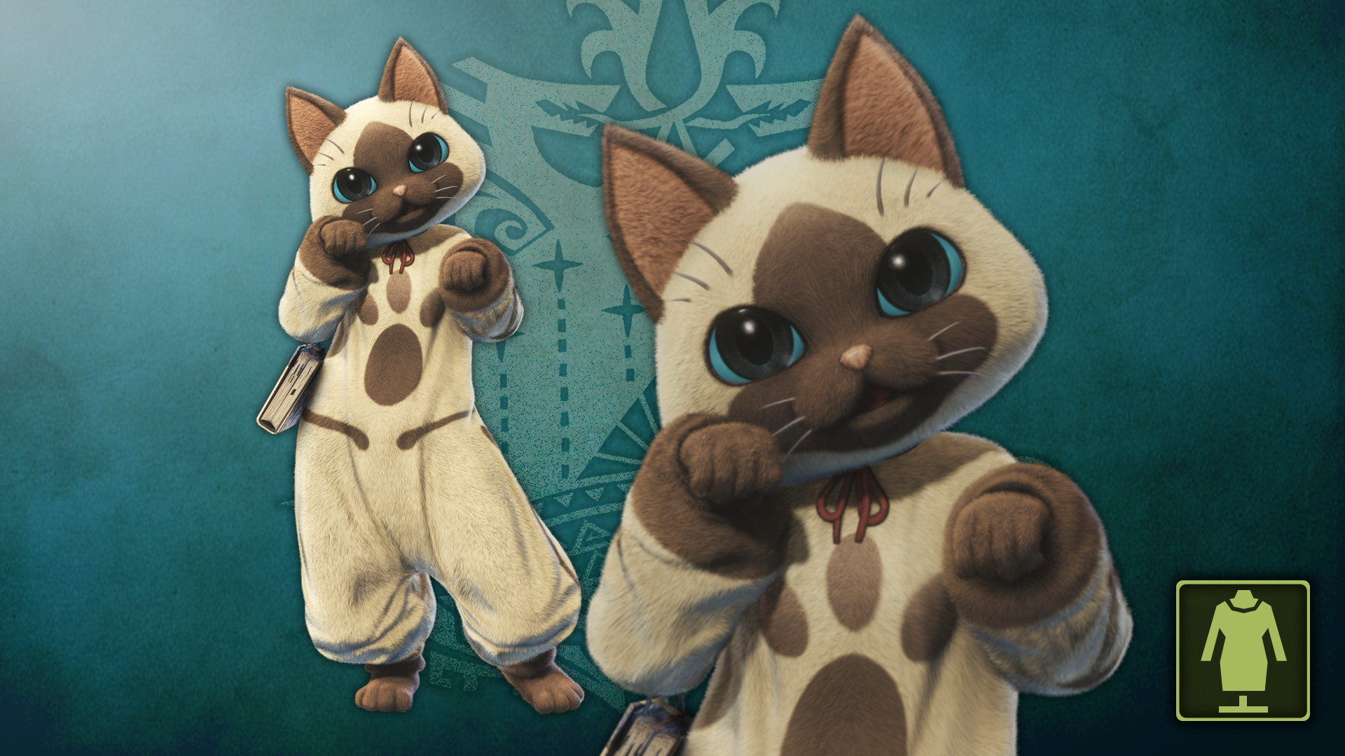 Monster Hunter: World - The Handler's Friendly Felyne Costume Featured Screenshot #1