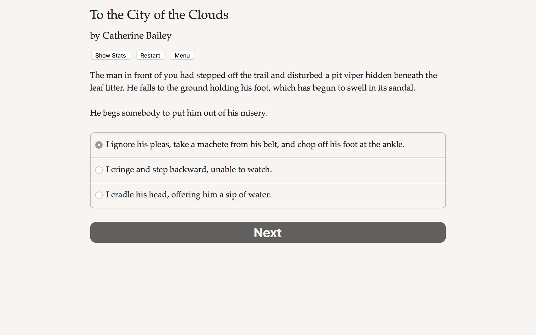 To the City of the Clouds screenshot #4