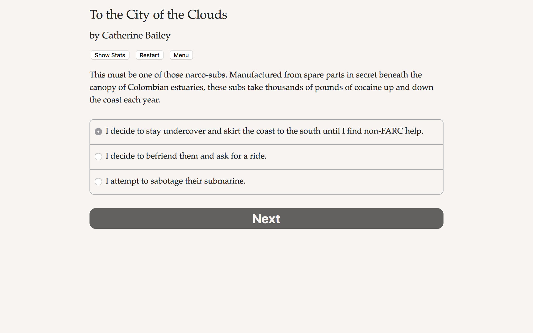 To the City of the Clouds screenshot #5