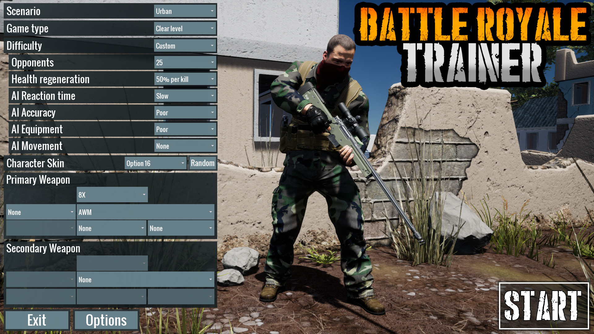 Battle Royale Trainer в Steam