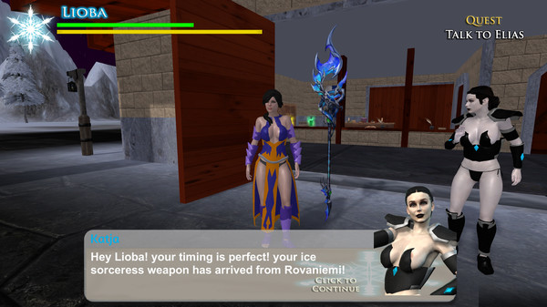 Screenshot z Angel Light The Elven Truce