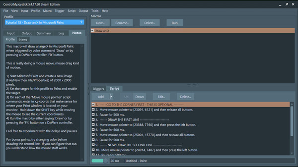 ControlMyJoystick Screenshot