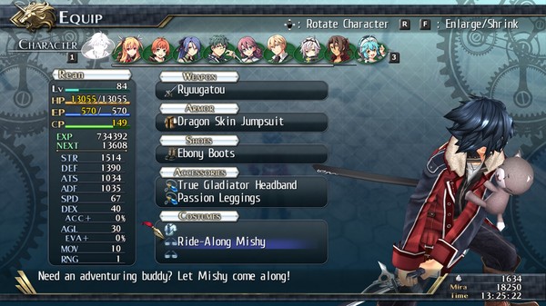 The Legend of Heroes: Trails of Cold Steel II - All Ride-Alongs