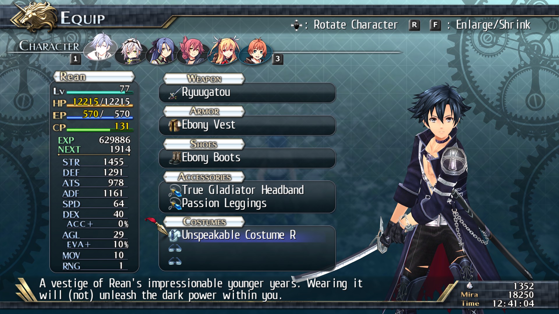 The Legend of Heroes: Trails of Cold Steel II - Unspeakable Costumes Featured Screenshot #1