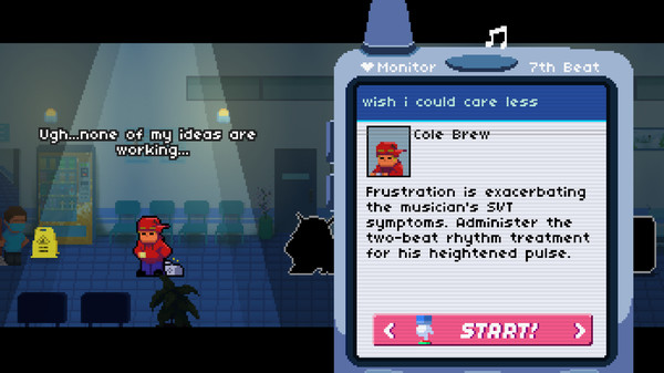 Screenshot 2 of Rhythm Doctor - additional gameplay view
