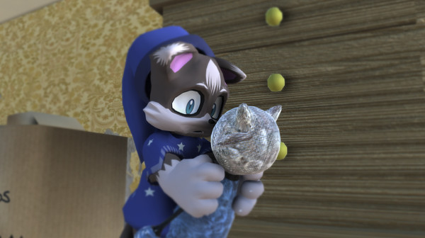 Screenshot z Nekomew's Potty Trouble