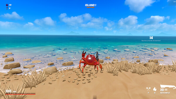 Screenshot z Crab Champions