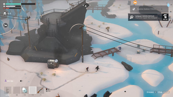 Screenshot z Project Winter