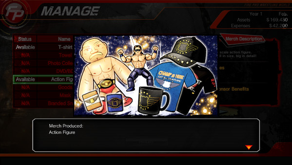 Fire Pro Wrestling World - Fire Promoter
