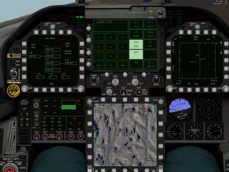 Screenshot z F⁄A-18E Super Hornet