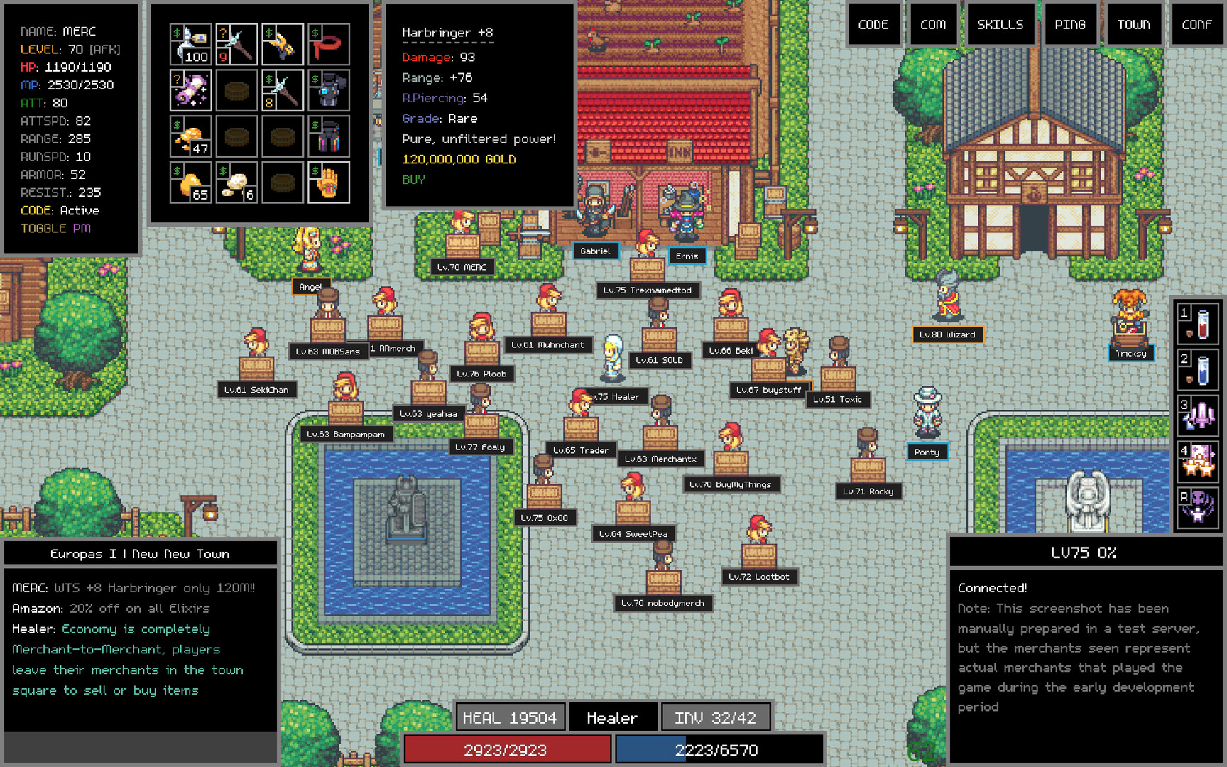 #7. Adventure Land - The Code MMORPG (Steam) 由: Kaan Soral