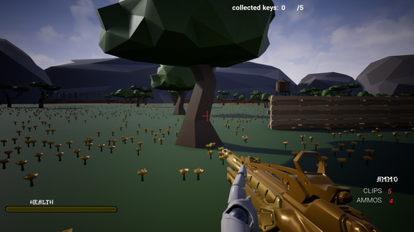 Screenshot of Battle Of Keys gameplay showing in-action mechanics