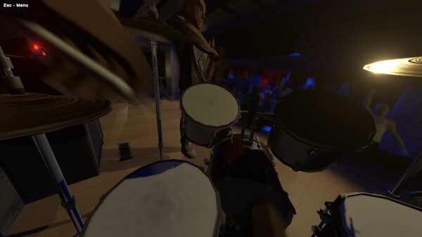 Drumming.