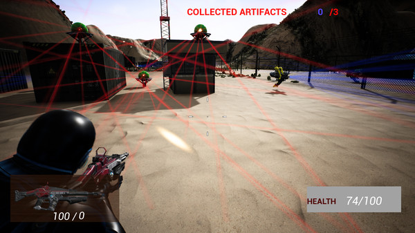Screenshot 2 of Cyborg Invasion Shooter 2: Battle Of Earth - additional gameplay view
