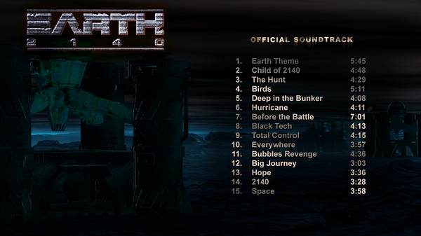 Screenshot z Earth 2140 - Soundtrack