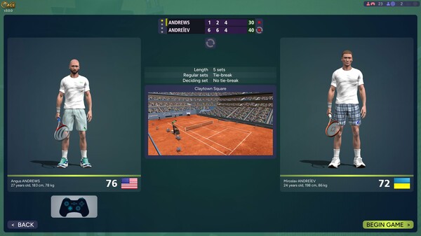 Full Ace Tennis Simulator