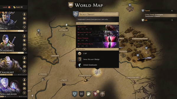 Screenshot z Gloomhaven
