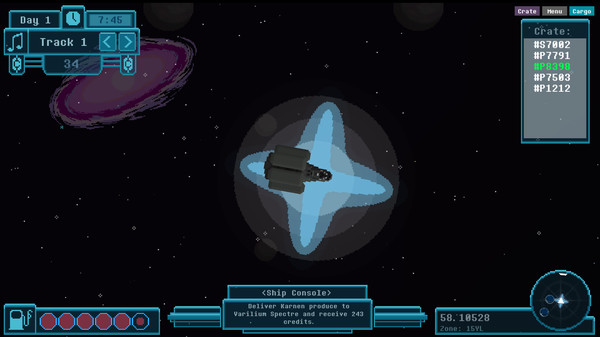 Screenshot z Galactic Delivery Screenshot z Galactic Delivery