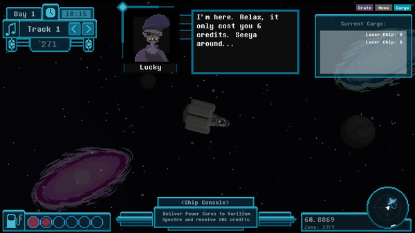 Screenshot z Galactic Delivery Screenshot z Galactic Delivery