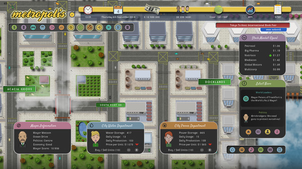 Screenshot z Metropolis