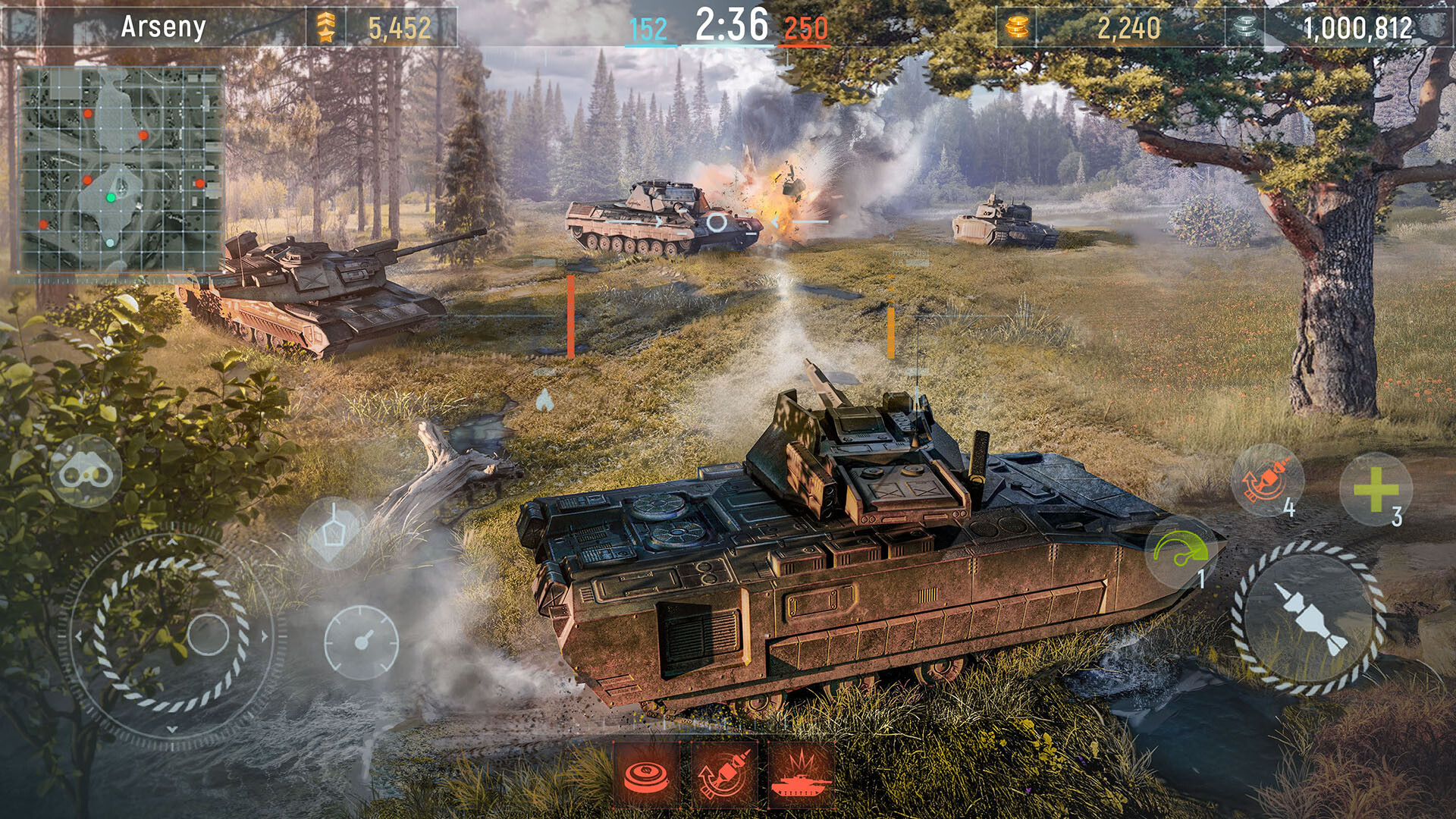 Modern Tanks: War Tank Games screenshot 2