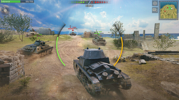 Screenshot z Battle Tanks: World War II Screenshot z Battle Tanks: World War II