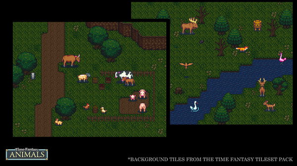 KHAiHOM.com - RPG Maker VX Ace - Time Fantasy Add-on: Animals