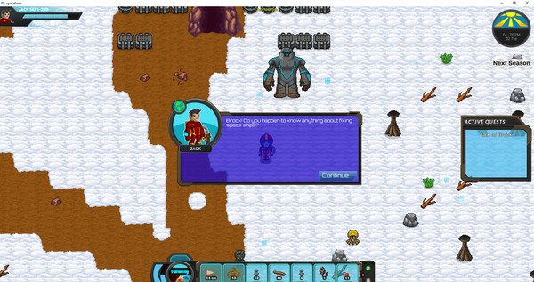 Screenshot z Space Farm