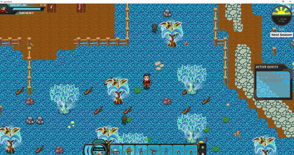 Screenshot z Space Farm