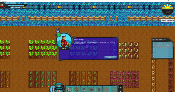 Screenshot z Space Farm