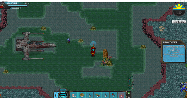 Screenshot z Space Farm