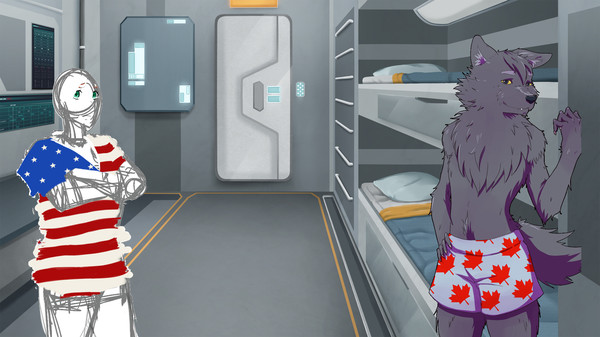 Screenshot z SUPER ARMY OF TENTACLES 3, Outfit Pack: Midterms 2018 (Sketches)