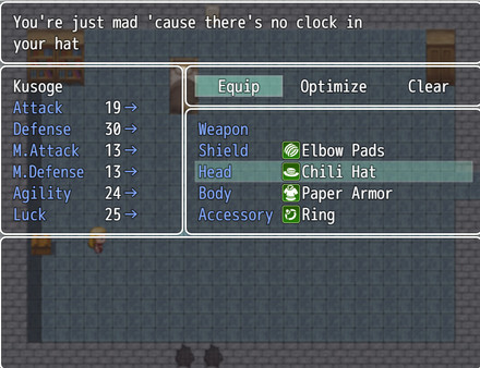 Screenshot z The Adventures of Kusoge