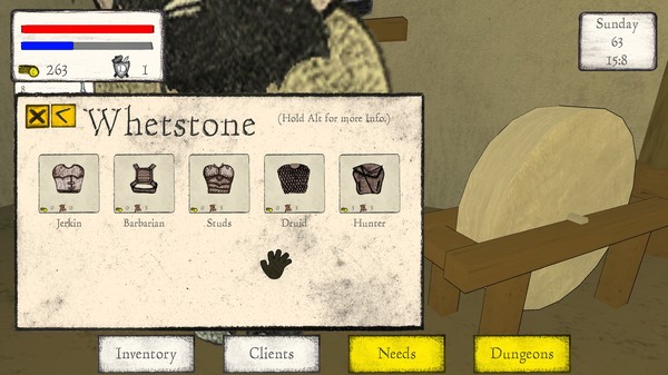 Screenshot z Blacksmith