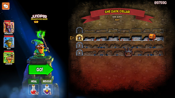 Screenshot z Dungeon Stars