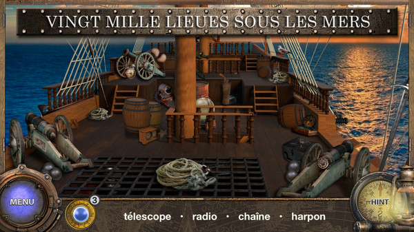 Capture d'écran 1 de Capitaine Nemo : Objets Cachés