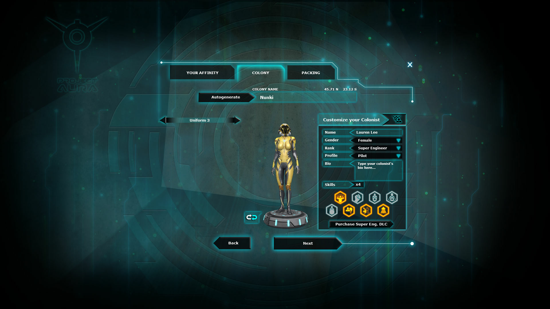 Project Aura - Super Engineer Colonist screenshot 6