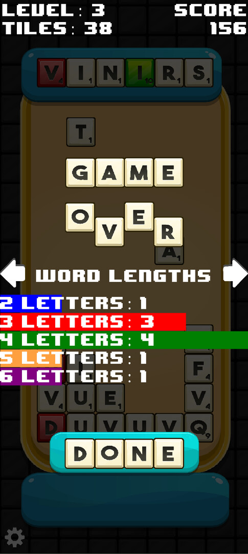 screenshot of Zim's Word Game 4