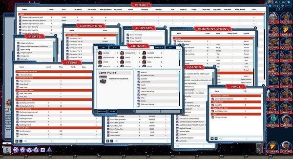 Screenshot z Fantasy Grounds - Starfinder RPG - Ruleset Screenshot z Fantasy Grounds - Starfinder RPG - Ruleset