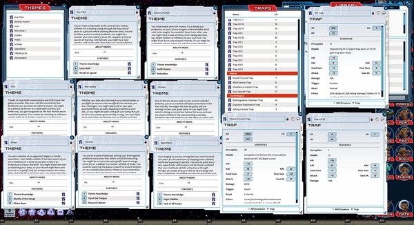 Screenshot z Fantasy Grounds - Starfinder RPG - Ruleset Screenshot z Fantasy Grounds - Starfinder RPG - Ruleset