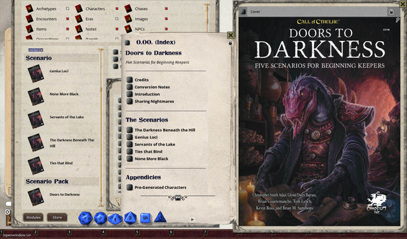 Fantasy Grounds - Doors to Darkness (CoC7E)