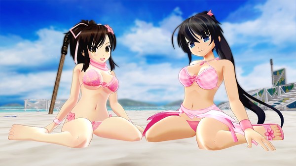 KHAiHOM.com - SENRAN KAGURA Peach Beach Splash - Sakura Swimsuit Pack