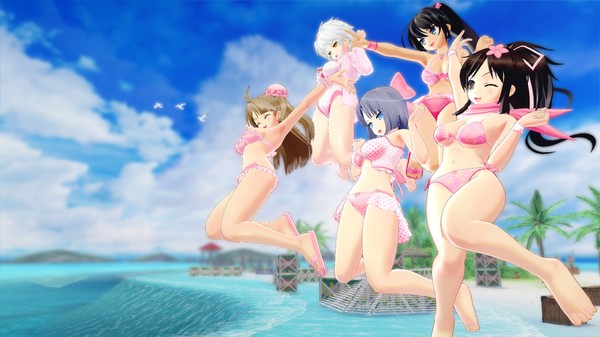 KHAiHOM.com - SENRAN KAGURA Peach Beach Splash - Sakura Swimsuit Pack