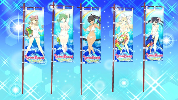 KHAiHOM.com - SENRAN KAGURA Peach Beach Splash - Crimson Squad Item Pack