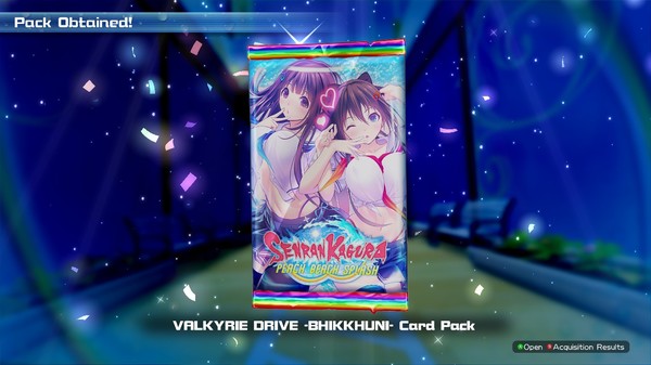 SENRAN KAGURA Peach Beach Splash - VALKYRIE DRIVE -BHIKKHUNI- Card Pack