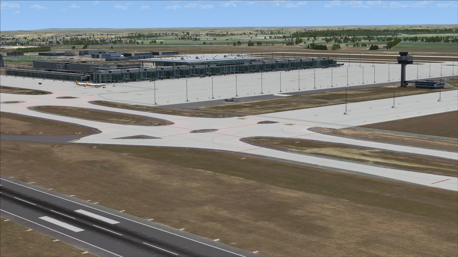 FSX Steam Edition: Mega Airport Berlin Brandenburg Add-On Featured Screenshot #1