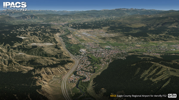 Screenshot z Aerofly FS 2 - Orbx - Eagle County Colorado Screenshot z Aerofly FS 2 - Orbx - Eagle County Colorado